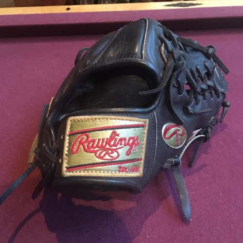 Black High School/College Gold Glove Legend Series Baseball Glove 11.5"