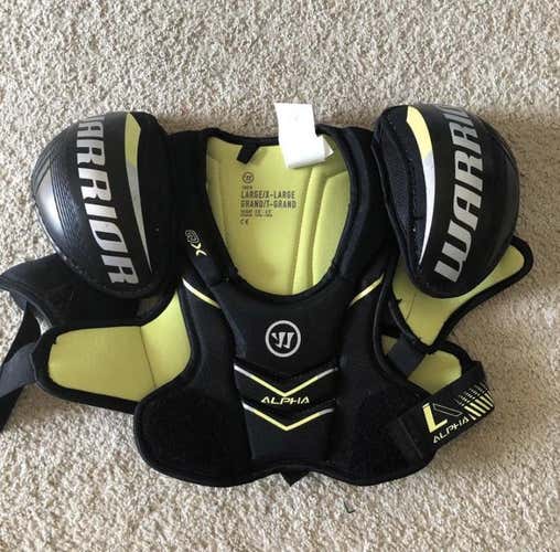 Youth Large Alpha QX Shoulder Pads