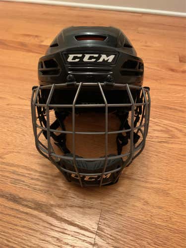 CCM Tacks 710 Helmet Black Small w/ FM 680 Small Cage