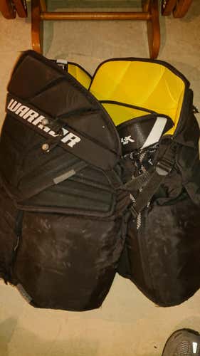 Black Intermediate Extra Large Warrior Hockey Goalie Pants