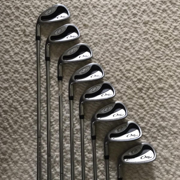 Men's Left Handed Iron Set Stiff Flex Steel Shaft (Oryx)