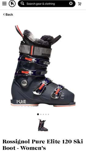 Pure Ski Boots 120-130 Flex