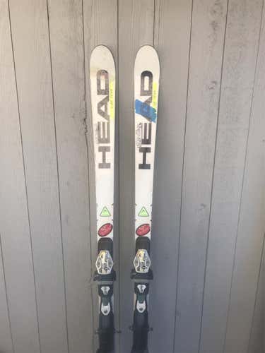 172 Head GS Skis With Bindings 14 Din