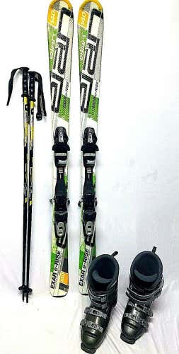 ELAN SKI PACKAGE 150cm ,ELAN BINDINGS, DALBELLO BOOTS, NEW POLES w/info can fit No Trades