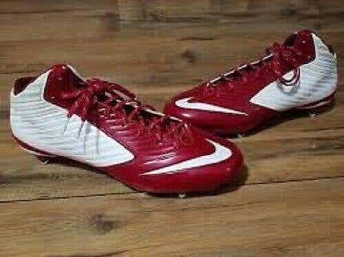 Nike Men's Vapor Speed Pro 3/4 Football Cleats Size 13.5 645729-106 Red/White