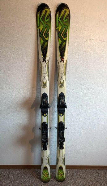 K2 AMP Rictor Carving Rocker Skis 174 cm. Salomon Z12 Demo Bindings