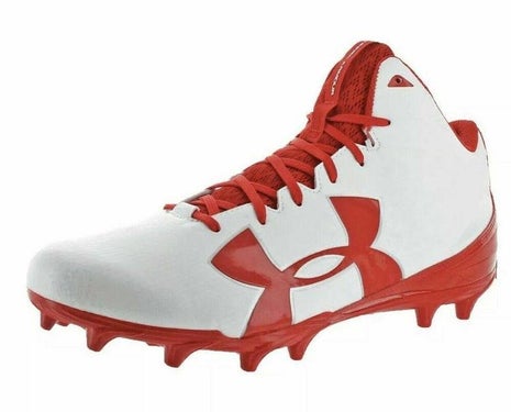 Under Armour Team Fierce D NITRO Football Cleats Mens 12 Orange 1270830-009 for sale online