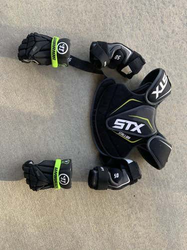 Youth Starter Set - Gloves, Arm Guards, Shoulder Pads