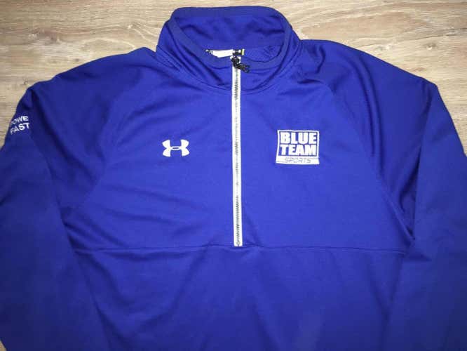 (Large) Under Armour Blue Team Sports Pullover Jacket