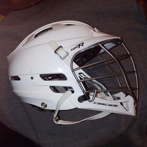White Youth Player Cascade CPV-R Helmet