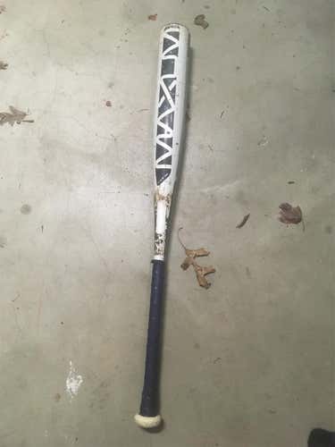 White High School/College BBCOR Certified Maxum Bat (-3) 28 oz 31"