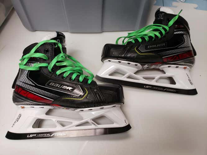 Bauer Vapor 2X Pro Custom Hockey Goalie Skates D&R (Regular) Pro Stock Size 7