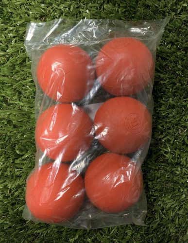 2 Six Pack Red Lacrosse Balls