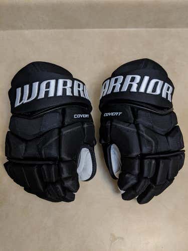 Black New Senior Warrior QR Edge QRE Gloves 14" Pro Stock Colorado Avalanche