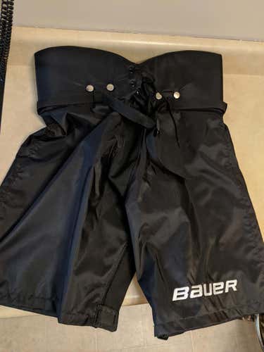 New Senior Medium Bauer Black Girdle Shell Pro Stock