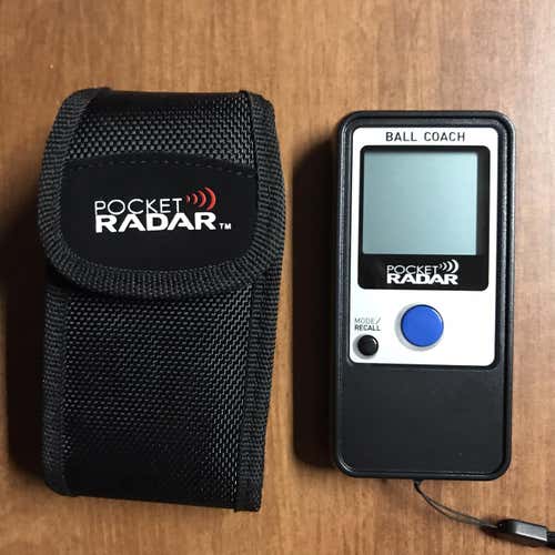 Blue Button Pocket Radar