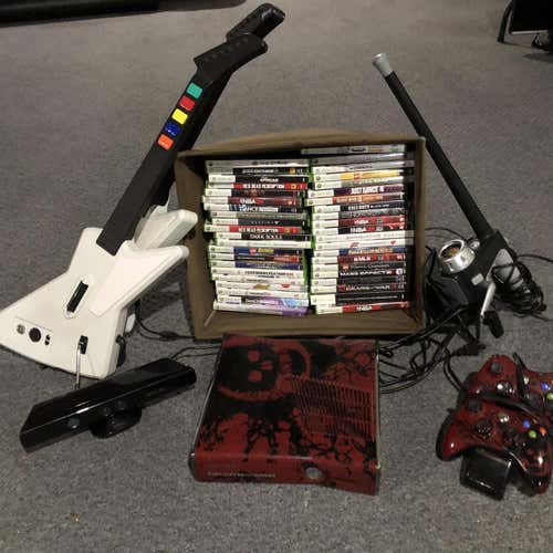 Ultimate Xbox 360 Package - Gears of War Limited Edition 320 GB, 43 Games, All Accessories
