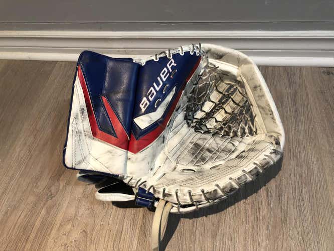 Henrik Lundquist Rangers Bauer Supreme Pro Stock Glove