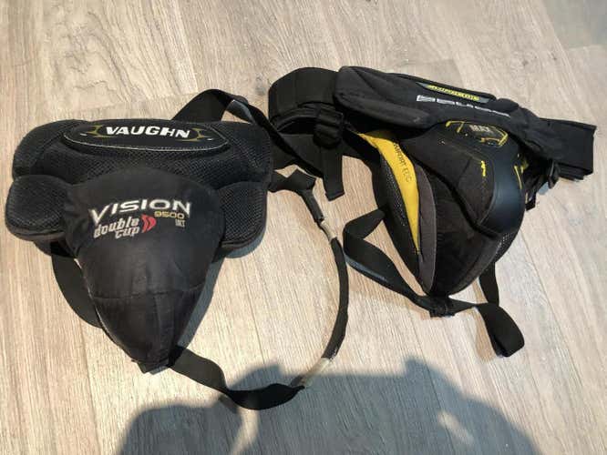 Lucky Vaughn Vision 9500 Double Cup & Bauer Supreme Max SOR3 Goalie Jocks