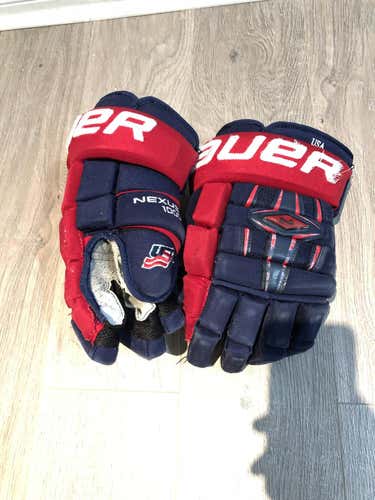 Team USA Bauer Nexus 1000 Pro Stock 14" Gloves