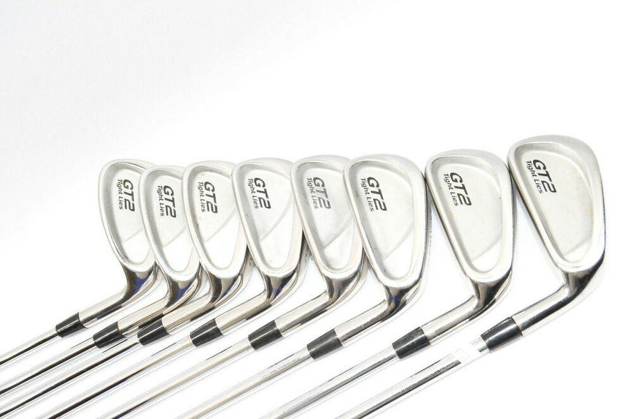 IRON SET ADAMS GT2 TIGHT LIES RH 36.75" STEEL STIFF LAMKIN WRAP