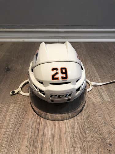 Bakersfield Condors AHL CCM Small Pro Stock Helmet White