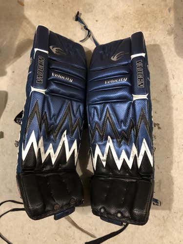 Senior 35" Vaughn Velocity V3 Goalie Leg Pads Pro Stock