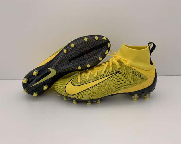 Nike Vapor Untouchable Pro 3 'Black Yellow' Lacrosse/Football Cleats Men's Size 10.5