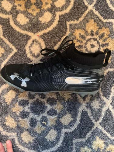 Black Men's Molded Cleats Under Armour