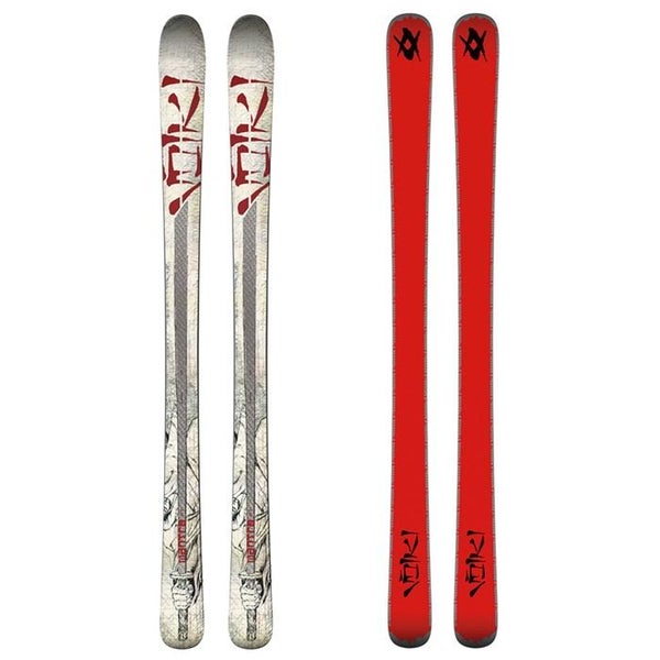 Volkl Mantra Skis (177) With Marker Duke Alpine Touring Bindings and climbing skins