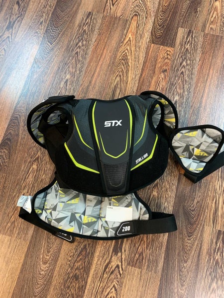 Black New Large Stallion 200 Shoulder Pads