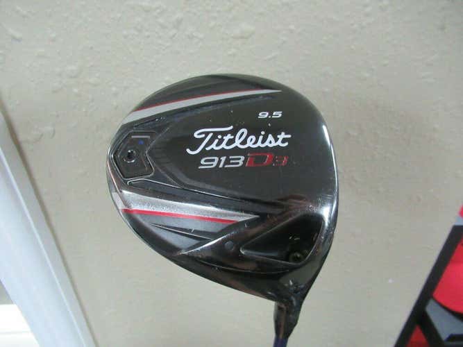 NICE TITLEIST 913 D3 DRIVER 9.5 DIAMANA BLUE 62g GRAPHITE REGULAR FLEX HC INCL