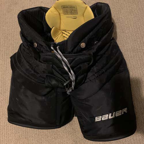 BAUER Supreme Total One NXG Hockey Goalie Pants BLK SR Large