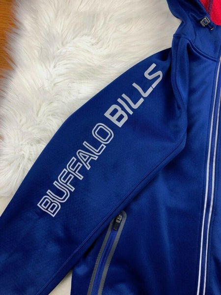 Buffalo Bills Men Full-zip Hoodie Gradient Inkjet Sport Hooded Jacket  Sweatshirt