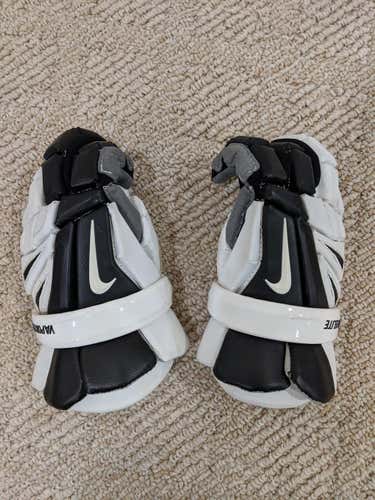 Black New Player Nike Vapor Elite Lacrosse Gloves 13"