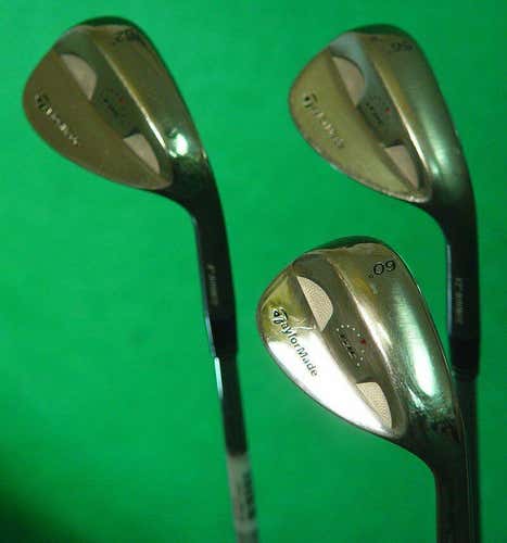 TaylorMade RAC Wedges Steel SET OF 3 52° ,56°, 60°