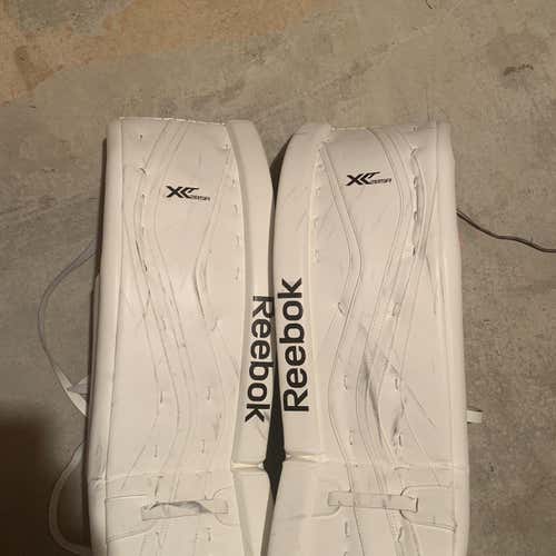 White Senior 35" Premier X28 Goalie Leg Pads