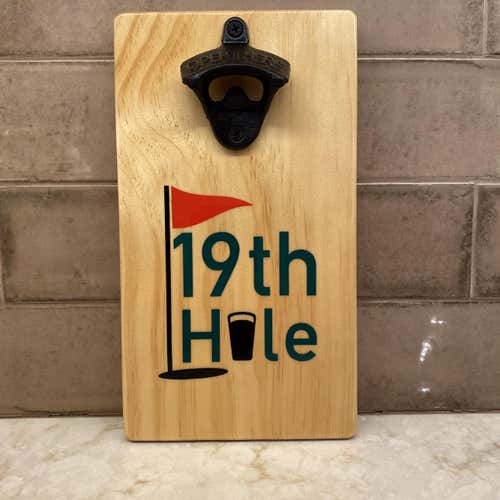 19th Hole Magnetic Bottle Opener