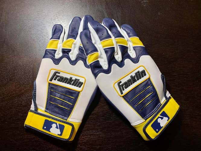 Team issued University of Michigan Batting gloves