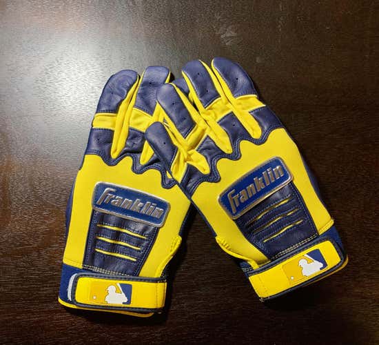 University of Michigan team issued batting gloves