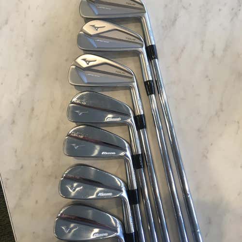 Men's Mizuno Right Handed JPX 919 Tour 3-5, MP 18 6-PW Iron Set Dynamic Gold X Stiff Flex Shafts
