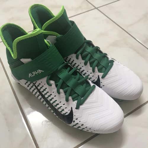New Nike Alpha Menace Cleats Size 10 And Alpha