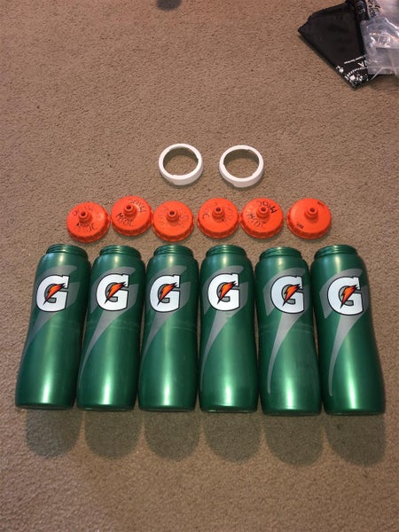 Set Of 6 Used Gatorade 32oz Water Bottles NHL NCAA