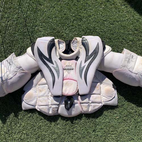 White Senior Large Epic 8800 Goalie Chest Protector Pro Stock