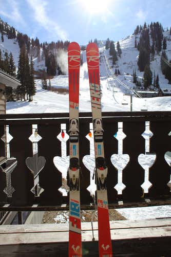 Kid's 2018 Rossignol Racing Hero FIS GS Pro Skis With Look SPX 10 Bindings