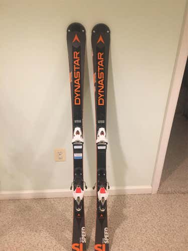 Unisex 2018 Team Speed SL Skis With Bindings Max Din 10