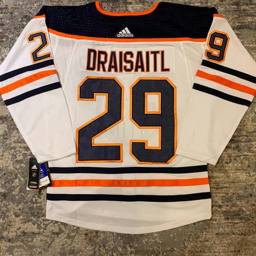 LEON DRAISAITL #29 Edmonton Oilers Home White Game Replica Jersey Brand New With Tags!