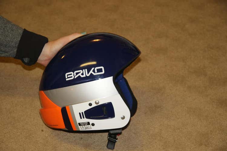 Blue New Unisex Medium/Large Briko Vulcano FIS Helmet FIS Legal