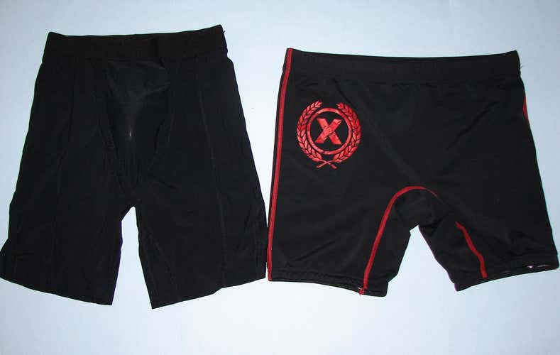 Fight Shorts and Cup Supporter Baselayer Shorts size XL X-Guard BJJ Jiu Jitsu Vale Tudo Grappling
