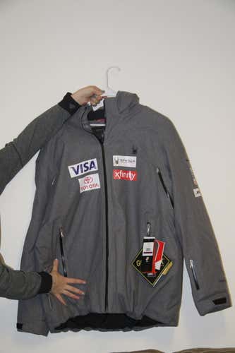 New Men's XXL US SKI TEAM ISSUE Spyder Jacket